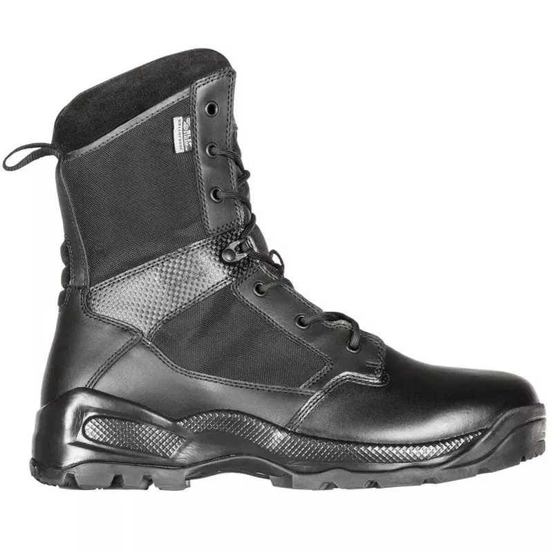 5.11 Men's A.T.A.C 2.0 8in Storm Side Zip Boots - Black - Size 7.5 E - Hunt Gear Supply