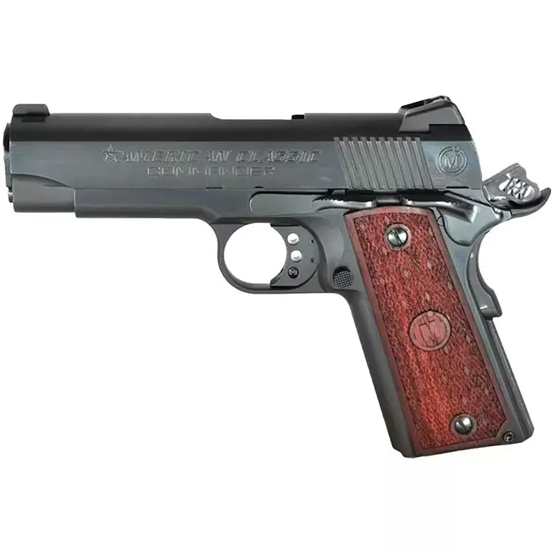 American Classic 1911 Commander 9mm Luger 4.25in Blued Pistol - 9+1 Rounds - Hunt Gear Supply