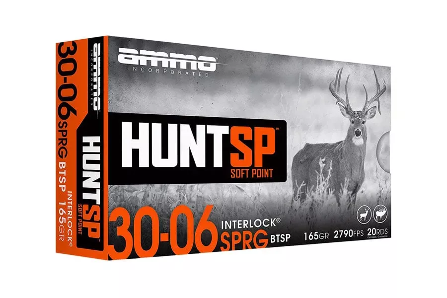 Ammo Incorporated 30-06 Springfield 165 Grain Soft Point Hunt SP 20/Box - Hunt Gear Supply