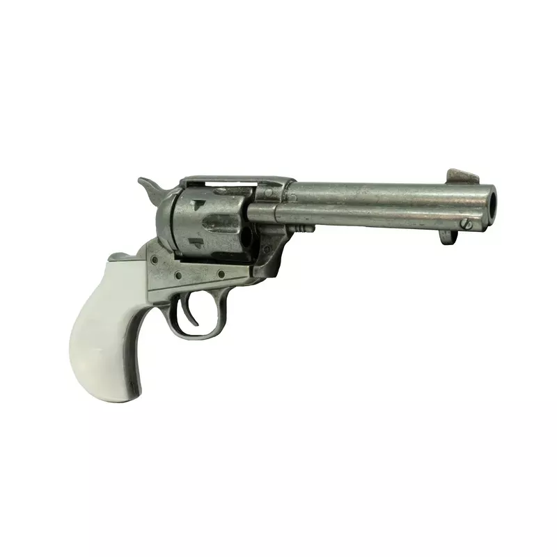 Antique Gray with Pearl Grip Non-Firing Pre-1896 Thunderer Revolver - Hunt Gear Supply
