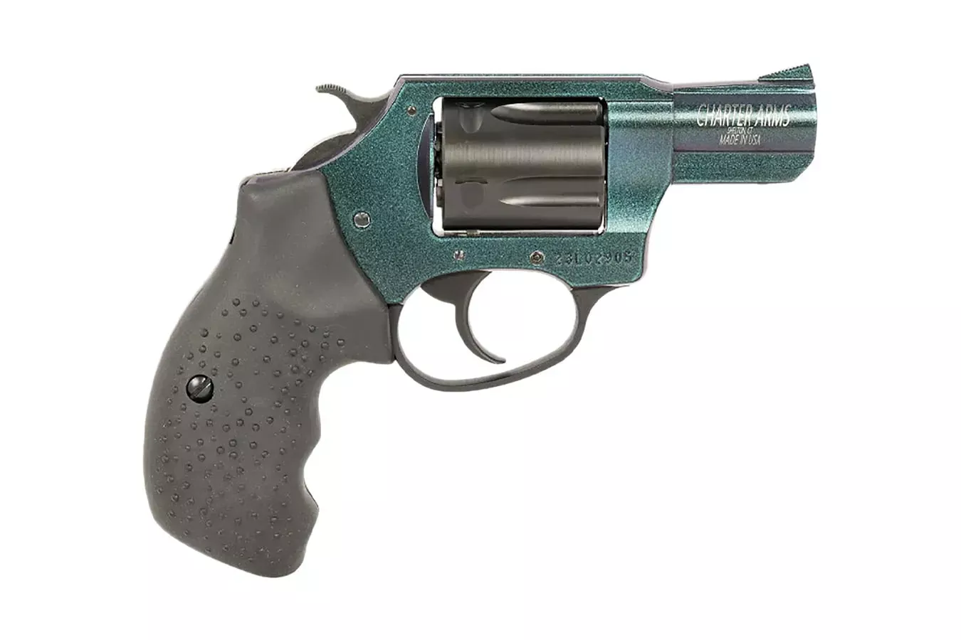 Charter Arms Undercover Chameleon Small 38 Special Pistol with Grooved Rubber Grips - Hunt Gear Supply