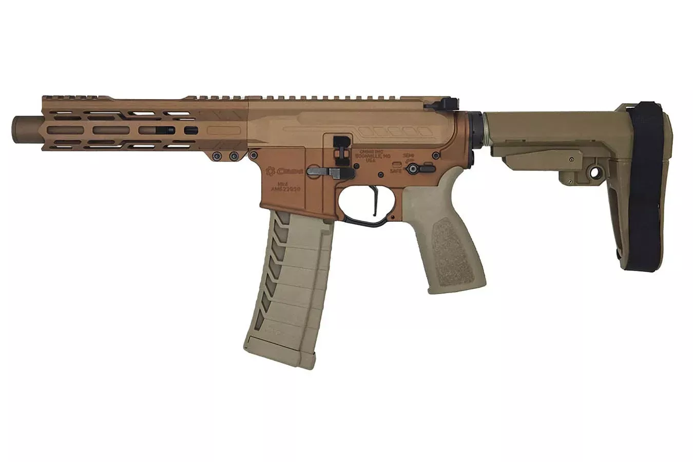 CMMG Banshee MK4 22LR Semi-Auto Pistol with Multi Bronze Finish and Integrated CMMG Z NFA Item - No Returns - Hunt Gear Supply