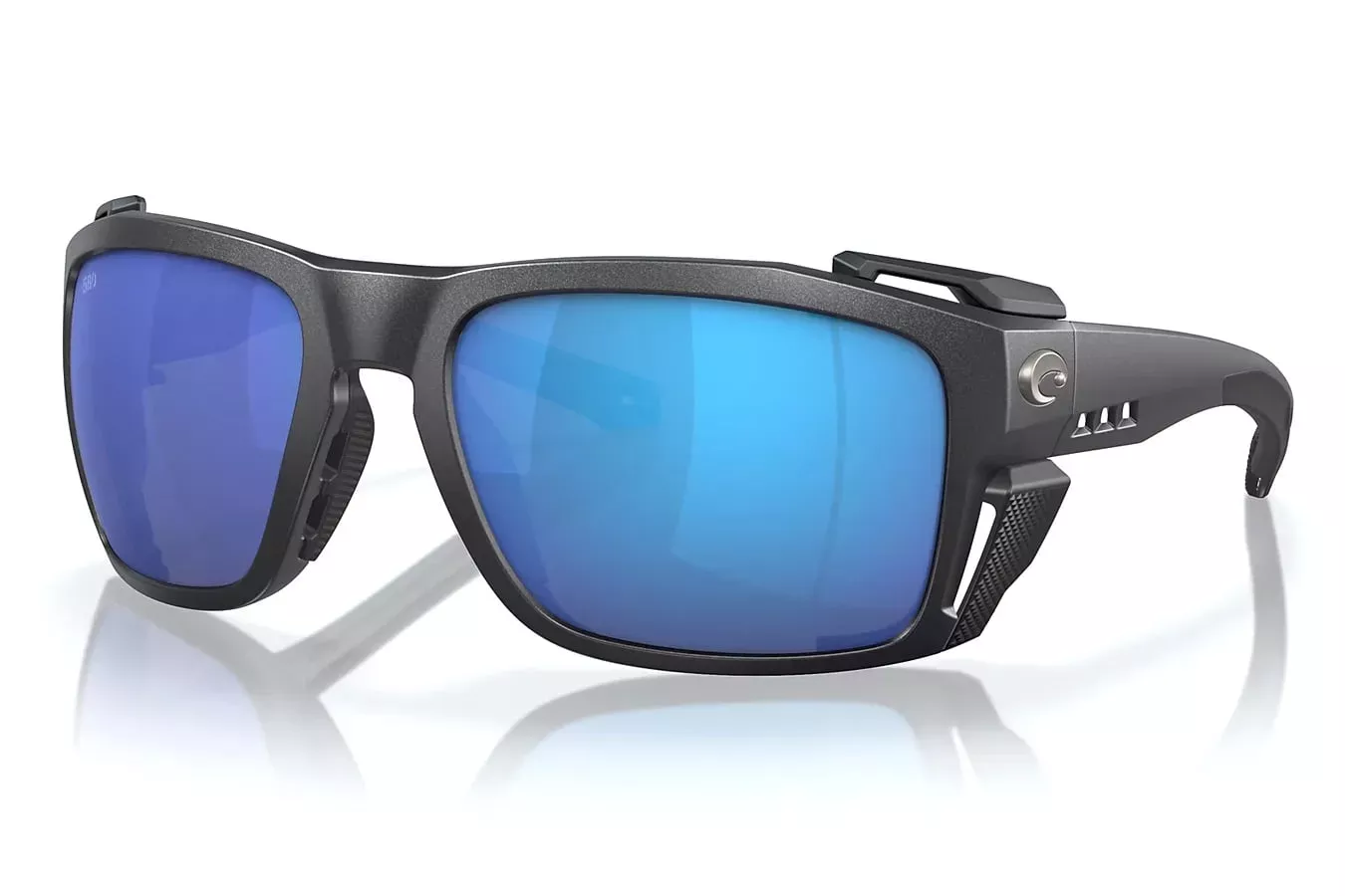 Costa Del Mar King Tide 8 Sunglasses with Black Pearl Frame and Blue Mirror Polarized Lenses - Hunt Gear Supply