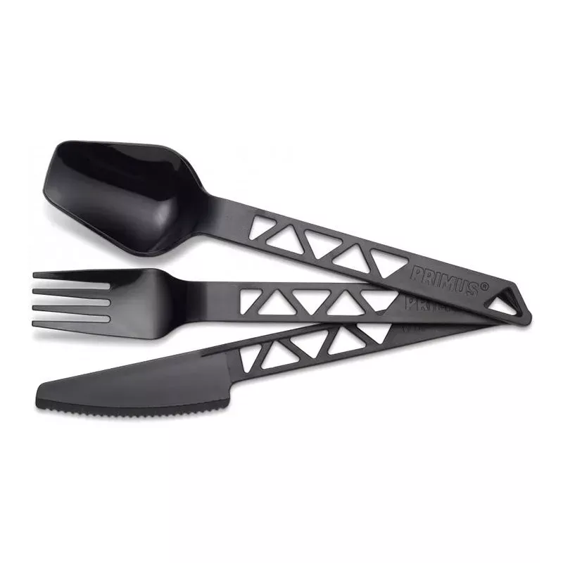 Lightweight Trailcutlery Tritan - Black - Hunt Gear Supply