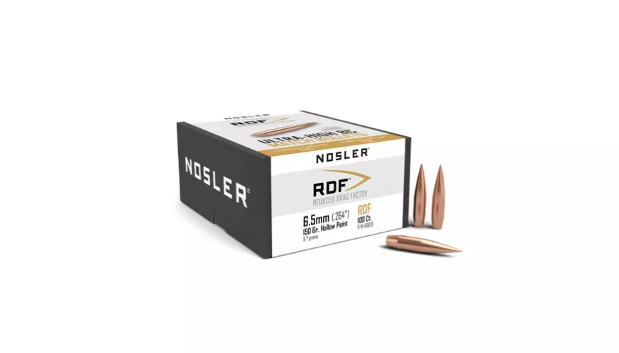 Nosler RDF 6.5mm .264 " 150GR Hollow Point 100CT - Hunt Gear Supply